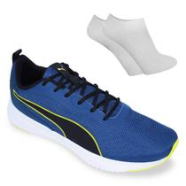 Kit Tênis Puma Flyer Flex Masculino + Par de Meia