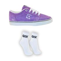 KIT Tênis QIX Ninety Three e MEIA QIX Vulcan Conforto Baixo Básico