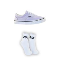 KIT Tênis QIX Sunset e MEIA QIX Masculino Feminino Macio Causal