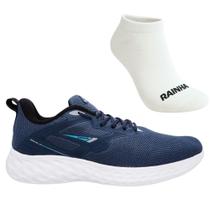 Kit Tênis Rainha Drive IV Masculino e Meia Kit Tênis Rainha Drive IV Masculino e Meia