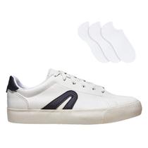 Kit Tênis Rainha York Unissex + 3 Pares de Meias
