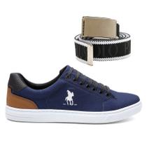 Kit Tênis Sapatênis Masculino Polo Cadarço Casual + Cinto Kit Tênis Sapatênis Masculino Polo Cadarço Casual + Cinto