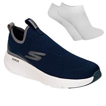 Kit Tênis Skechers Go Run Elevate Masculino + Par De Meia