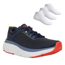 Kit Tênis Skechers Max Cushioning Masculino + 3 Pares de Meias