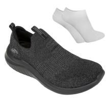 Kit Tênis Skechers Ultra Flex 2.0 Feminino + Meia