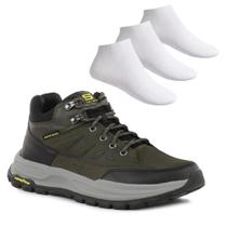 Kit Tênis Skechers Zeller Bazemore Masculino + 3 Pares de Meias