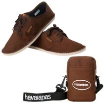 Kit Tênis Sneaker Havaianas + Bag Feminina Masculino Envio Imediato
