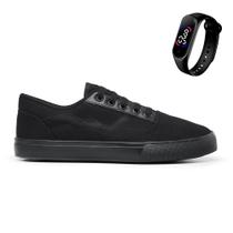 Kit Tênis Street Casual Skate + Palmilha Com Bolha em Gel + Relógio Digital Touch Kit Tênis Street Casual Skate + Palmilha Com Bolha em Gel + Relógio Digital Touch
