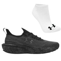 Kit Tênis Under Armour Ua Charged Quicker 2 Masculino e Meia Kit Tênis Under Armour Ua Charged Quicker 2 Masculino e Meia