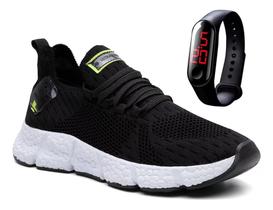 Kit Tênis Unissex Xtreme Fit Academia Exercício Funcional Caminhada e Corrida + Relógio Digital Kit Tênis Unissex Xtreme Fit Academia Exercício Funcional Caminhada e Corrida + Relógio Digital