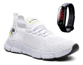 Kit Tênis Unissex Xtreme Fit Academia Exercício Funcional Caminhada e Corrida + Relógio Digital