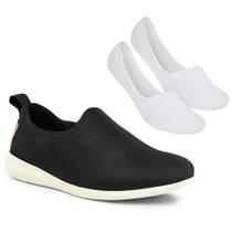 Kit Tênis Usaflex Laser Feminino + Par de Meia Kit Tênis Usaflex Laser Feminino + Par de Meia