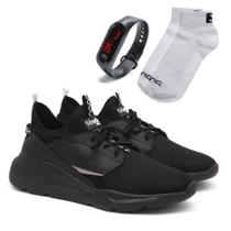 Kit Tênis Venetto Caminhada Leve + Relógio Digital + Meias Kit Tênis Venetto Caminhada Leve + Relógio Digital + Meias