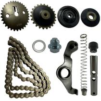 Kit Tensor Coroa + Corrente Comando Pop 110i Biz 110i 2016 2017 2018 2019 2020 2021 2022 2023 2024