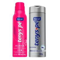 Kit Tenys Pé Aero WOMAN+ Pó SEM PERFUME