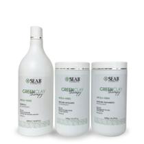 Kit Terapia Capilar Detox Argila Verde Profissional