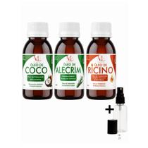 Kit Terapia Capilar VL Óleo de Coco + Rícino + Alecrim 60ml + Frasco Kit Terapia Capilar VL Óleo de Coco + Rícino + Alecrim 60ml + Frasco