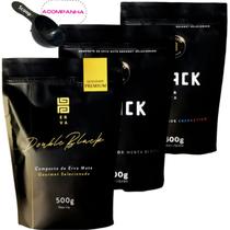 KiT Tereré 3 Pacotes Black Erva Mate Personalizado Gourmet Premium Escolha sua Combinação