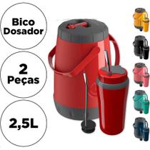 Kit Tereré Bomba E Jarra Pávia Cuia Térmica Chimarrão Matte Unitermi 2,5 Litros Kit Tereré Bomba E Jarra Pávia Cuia Térmica Chimarrão Matte Unitermi 2,5 Litros
