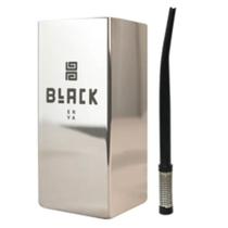 Kit Tereré Copo Quadrado Inox + Bomba Mola Terere Black Erva