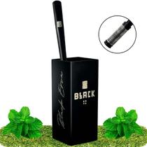 Kit Tereré Cuia Black Erva Inox Preto E Bomba Mola Externa