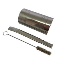 Kit tereré cuia copo redondo recartilhado 300ml + bomba tela premium larga 18cm + escova Kit tereré cuia copo redondo recartilhado 300ml + bomba tela premium larga 18cm + escova