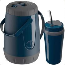 Kit Terere Garrafa Termica 2,5L+ Copo Termico 650ML Unitermi