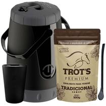 Kit Tereré Trot's Garrafa Cuia Bomba E Erva Tradicional Kit Tereré Trot's Garrafa Cuia Bomba E Erva Tradicional
