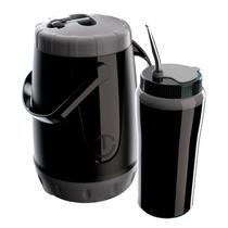 Kit Tererê Unitermi Preto Garrafa 2,5L e Copo 650ml Térmico