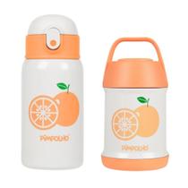 Kit Térmico Garrafa Térmica + Pote Térmico Pimpolho Infantil