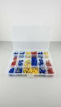 Kit Terminais Elétricos Isolados 360 Unidades Kit Terminais Elétricos Isolados 360 Unidades