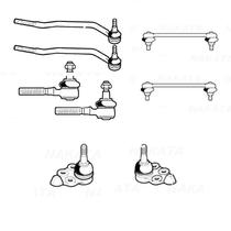 Kit terminais internos externos pivos - omega 1994 a 1998 - kit01160