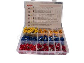 Kit Terminais Isolados Olhal, Garfo, Pino, Faston E Ilhos