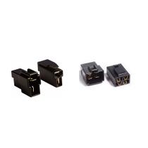 Kit Terminal Conector 2 e 4 Vias C Trava Pct C 10 jgs cada