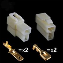 Kit Terminal Conector 2 Vias c Trava Kit Terminal Conector 2 Vias c Trava