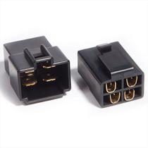 Kit Terminal Conector 4 Vias C/ Trava Pacote C/ 10 Kits Kit Terminal Conector 4 Vias C/ Trava Pacote C/ 10 Kits