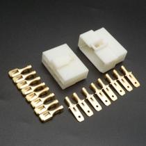 Kit terminal conector 8 vias nylon Kit terminal conector 8 vias nylon