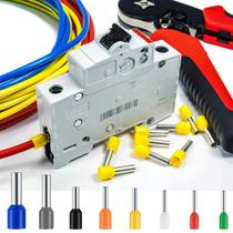 Kit Terminal Conector Tubular Ilhós Isolados Crimpagem 1-10mm Jogo com 1500 Peças Elétrico Forquilha Kit Terminal Conector Tubular Ilhós Isolados Crimpagem 1-10mm Jogo com 1500 Peças Elétrico Forquilha