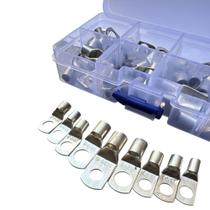 Kit Terminal De Compressão Olhal Fios Cabos Elétricos 60pçs