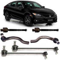 Kit Terminal Direcao + Axial Direcao + Bieleta Estabil - Civic 2012 A 2016 - Tdi0416 / Tdi0415 / Brd0428 / Kbt0414 / Kit01561