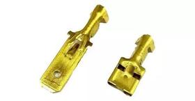 Kit Terminal Encaixe Fêmea E Macho Pacote Com 100 Un