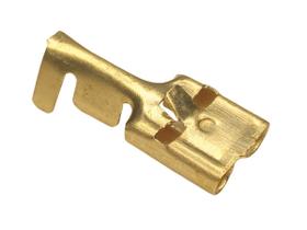 Kit Terminal Encaixe Femea marilia Com Trava 6,3mm Pacote Com 100 Unidades Conexão De Cabos Terminal resistente e reforçado