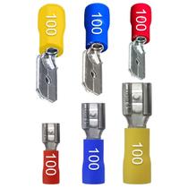 Kit terminal faston femea e macho 0,5-1,5/1,5-2,5/4-6 100 cada Kit terminal faston femea e macho 0,5-1,5/1,5-2,5/4-6 100 cada