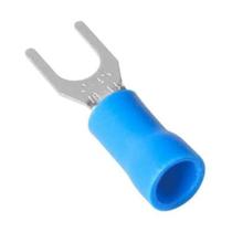 Kit Terminal Forquilha 2,50mm F 5mm Embalagem C-100 Pc Azul Rohdina Kit Terminal Forquilha 2,50mm F 5mm Embalagem C-100 Pc Azul Rohdina