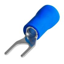 Kit Terminal Forquilha Garfo Pré-Isolado 1,5 a 2,5mm Azul 300 Peças Kit Terminal Forquilha Garfo Pré-Isolado 1,5 a 2,5mm Azul 300 Peças