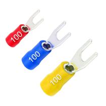 Kit terminal forquilha pre isolado 1,5/2,5/4mm 100 cada