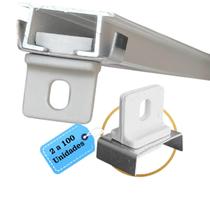 Kit Terminal Max Extra Metal Auto Travante Trilho Suiço ou Motorizado Instalação 2 a 100 Unidades