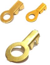 Kit Terminal Olhal 3/8 3/16 e 1/4 Latão 100 Unidades De Cada
