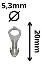 Kit Terminal Olhal Furo 5.3mm Fio 0,5-1,0mm 100pçs 880629-2