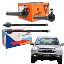 Kit Terminal Ponteira de Direção + Barra Braço Axial CR-V 2008 até 2011 Kit Terminal Ponteira de Direção + Barra Braço Axial CR-V 2008 até 2011